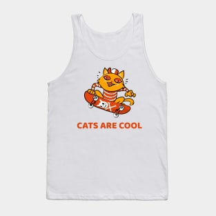 Cats are cool Tank Top